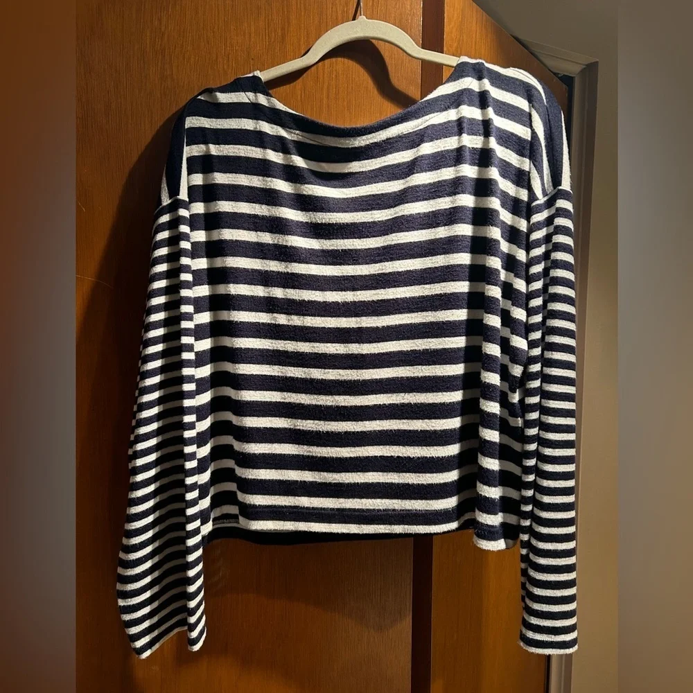 Rag & bone striped lightweight sweater XL​​ - Picture 2 of 7